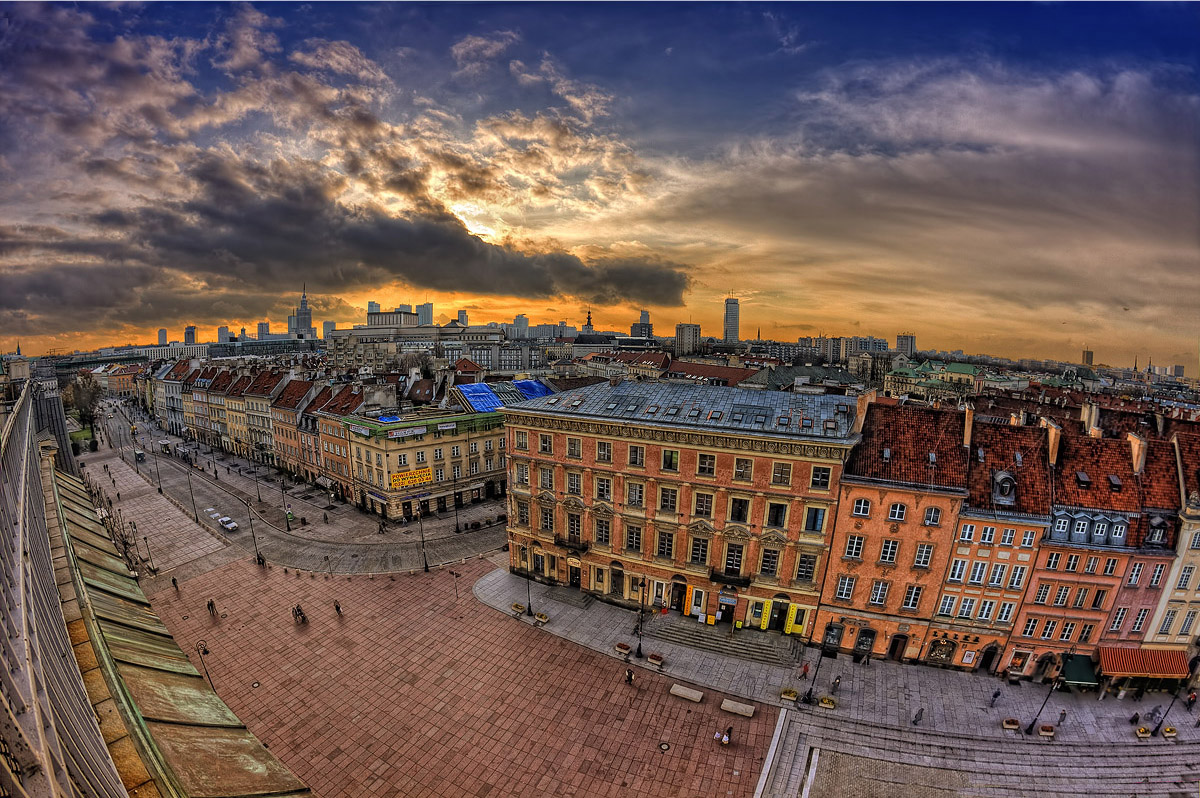 Sunset Warsaw