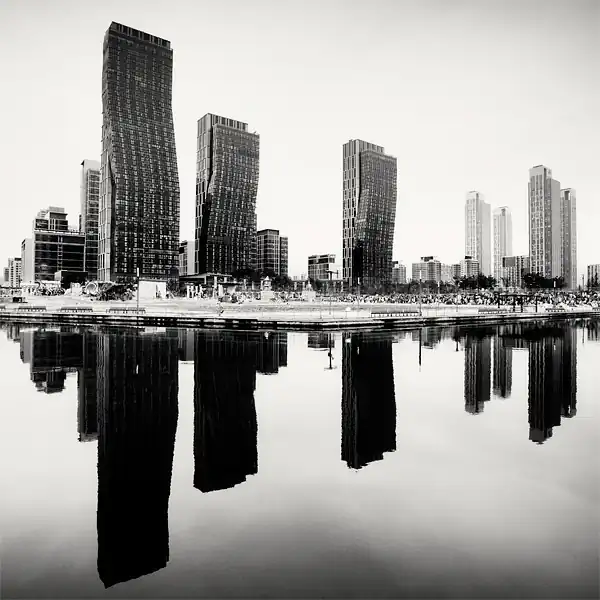 Black and white cityscapes; Megalopolis by Martin Stavars
