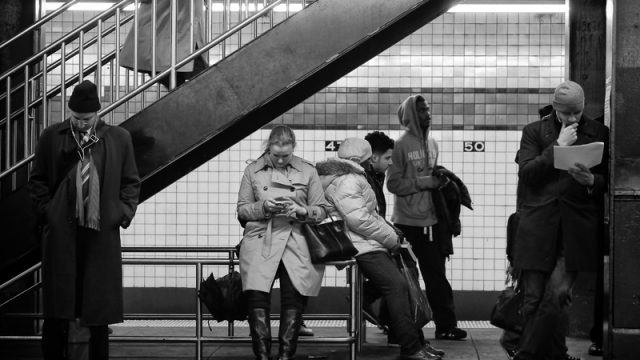 New York; Subway by Roman Kruglov