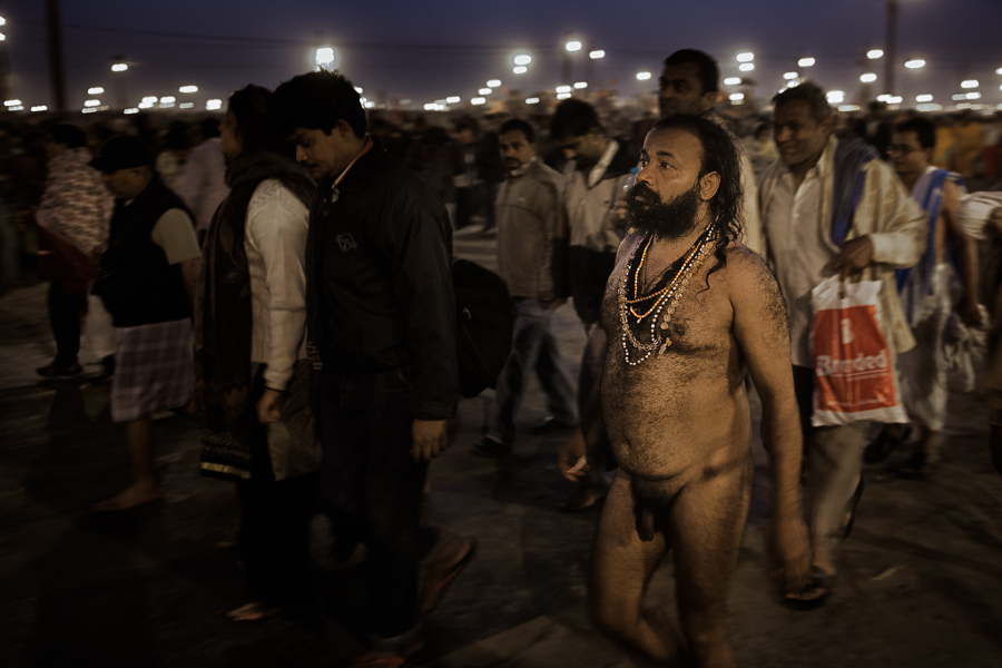 12 - a sadhu on his way back to his camp.