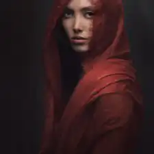 Lady In Red (DSC_9050)