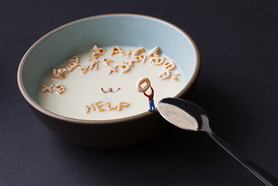 cereal rescue 900px by Christopher Boffoli