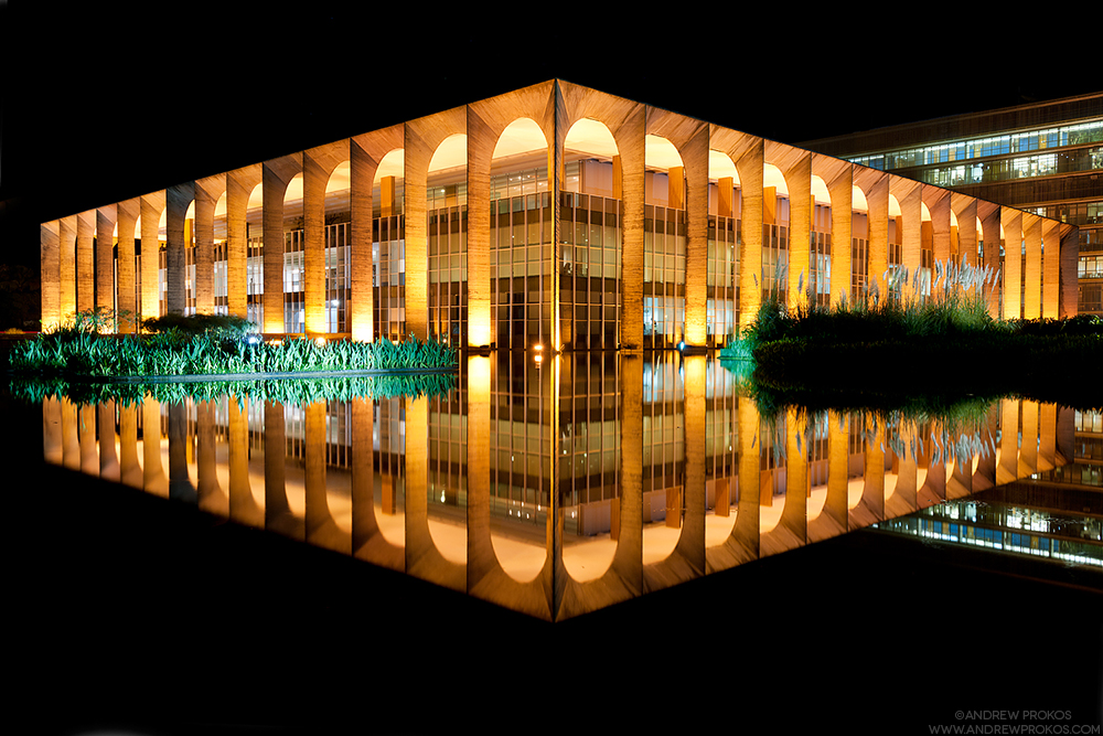 Palacio do Itamaraty at Night, Brasilia