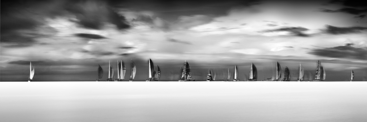 Southern Straits Boat Race #2, Vancouver BC, Long Exposure