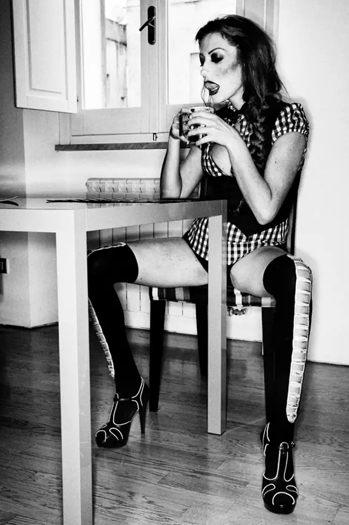 Marco Tenaglia : Black & white fashion portraiture