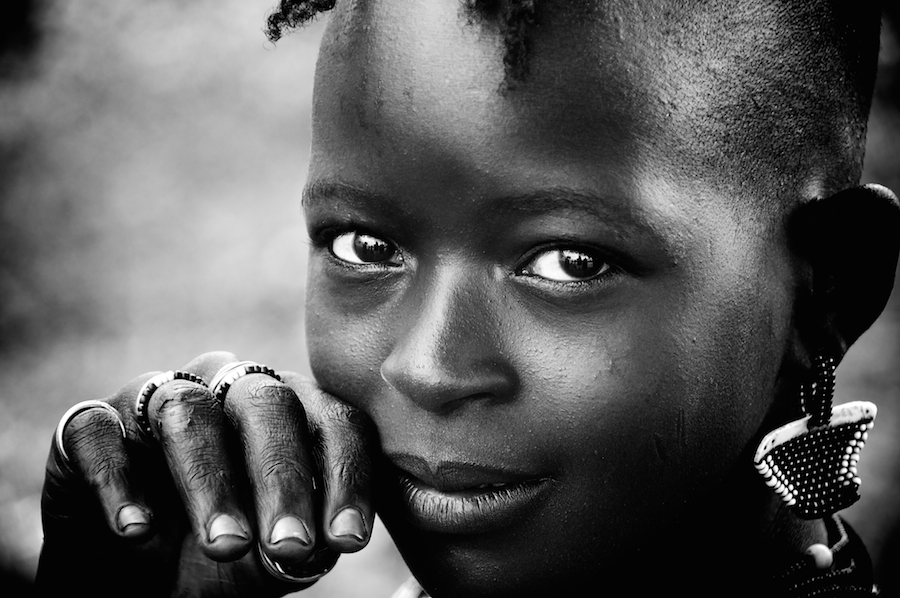 Young Hamar girl, Omo, Ethiopia Trevor Cole