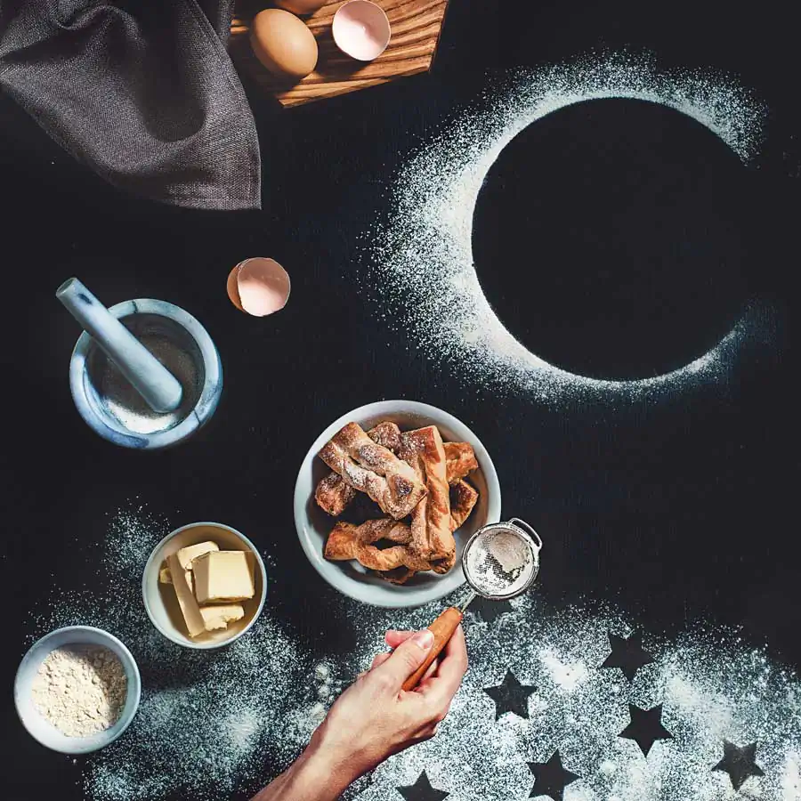 Puff pastry with stardust Dina Belenko