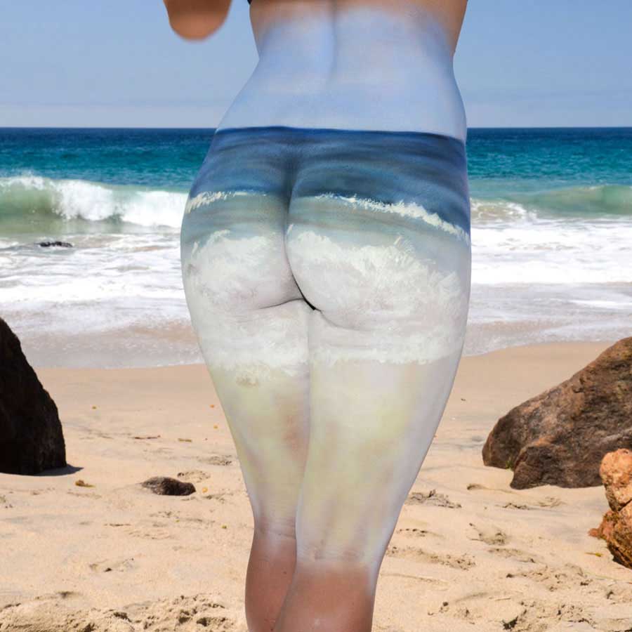 Nude Beach Body Painting
