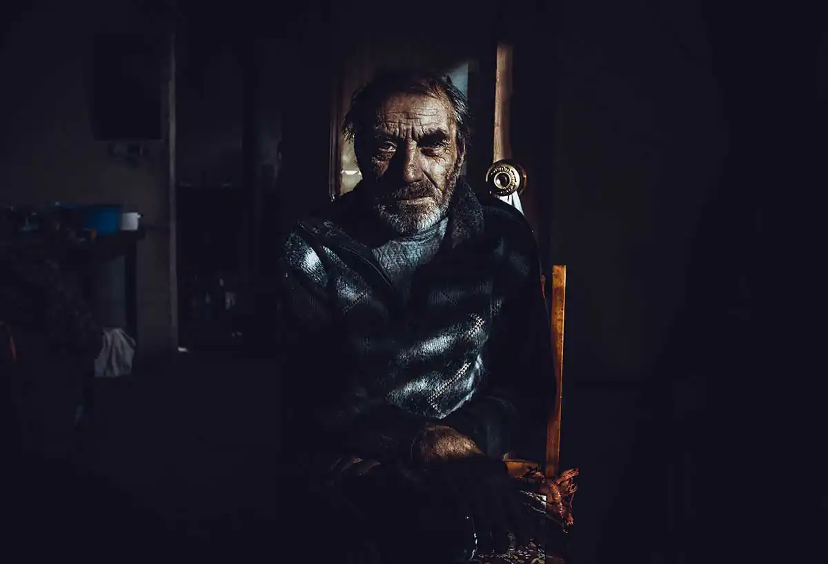 The residents of the disaster zone by Mlyov