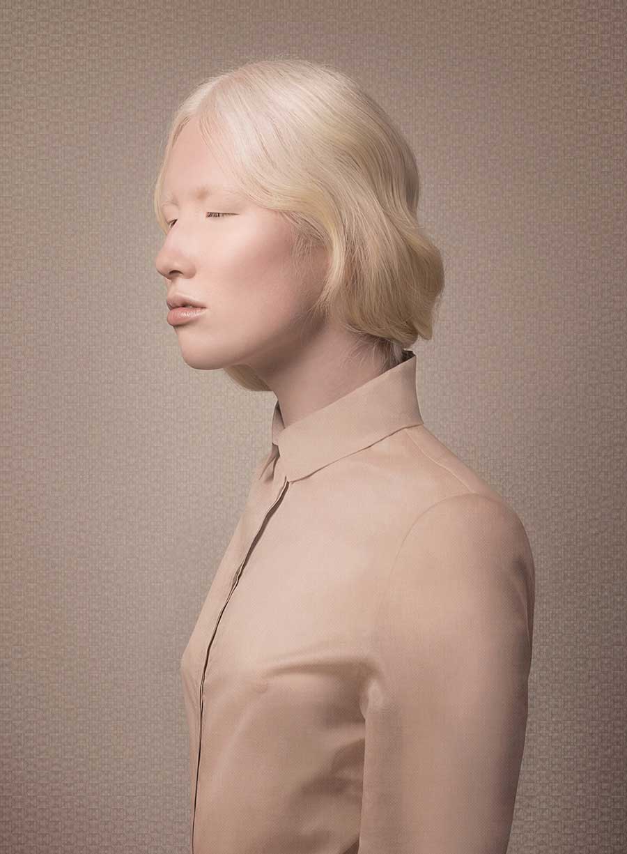 Living with albinism; Nude by Justine Tjallinks