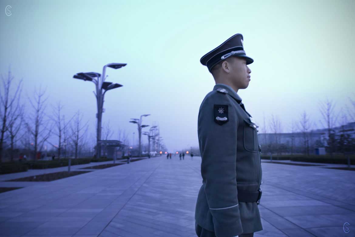 Gate Keeper-Olympic Sports Center Gymnasium-Chaoyang district-Beijing-China.