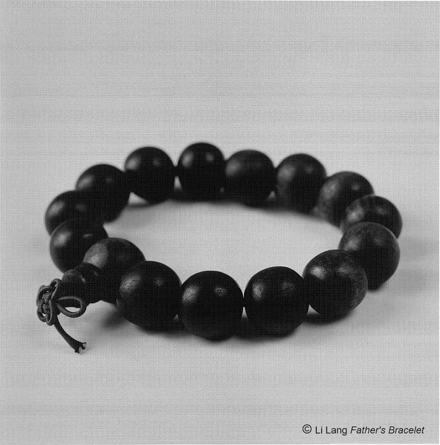 Li Lang, Father’s Bracelet ‘Father’s Bracelet’ is from Li’s ‘Father’ series. The artist commemorated the life of his father, following his death. Li says he saw his father’s entire life reduced to a set of numbers—the date of his birth and death—on his tombstone. To restore each day of his life, Li inscribed each image in the series, by hand, with numbers representing the 30,291 days of his father’s life. These dates are written in pencil on the works. 