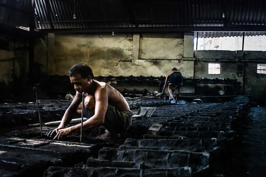An iron cast foundry by Sagnik Datta
