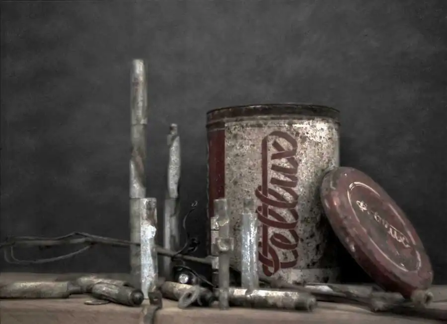 CELLUX_CAN_WITH_STEEL_BEARINGS_AND_GRAPE_BRANCHE_Michel_van_Weegberg