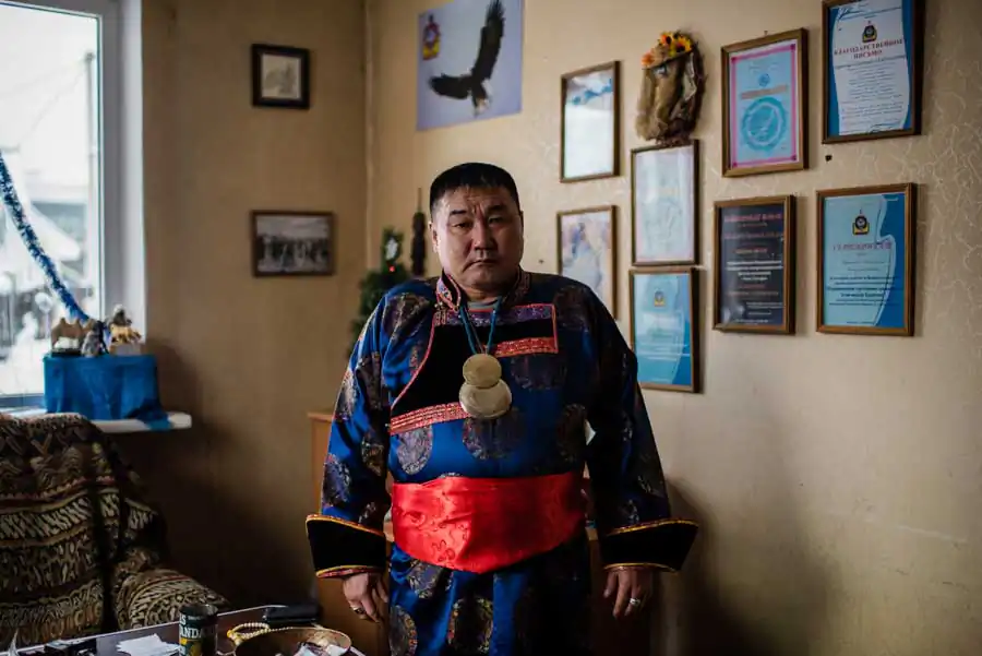 Irkutsk city, in the office of Local religious organization of shamans (LROS) “Baikal”