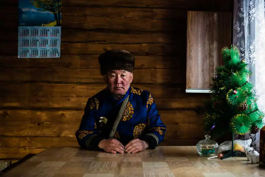 Bayanday settlement, in his “working” house