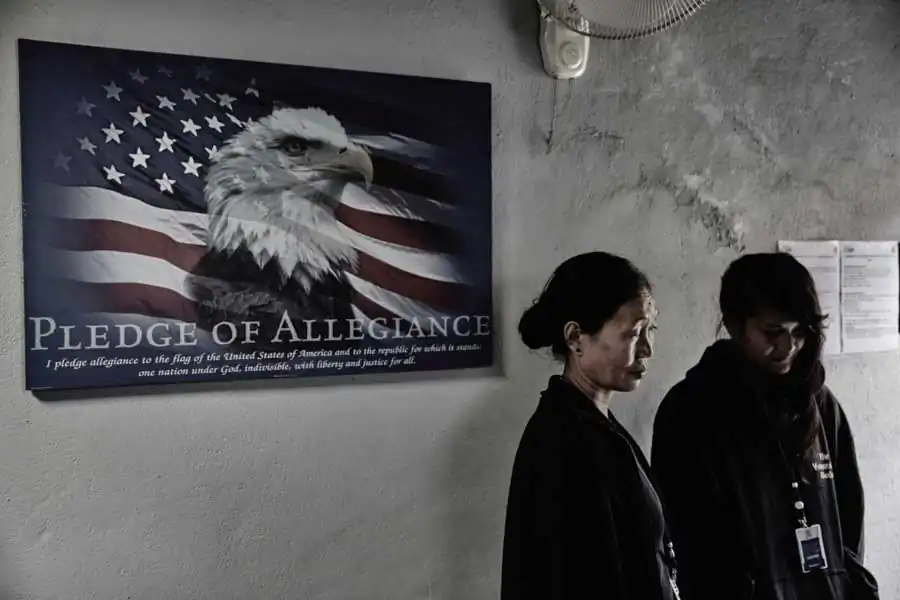 Burmese refugees in Kathmandu on their way to the United States of America.