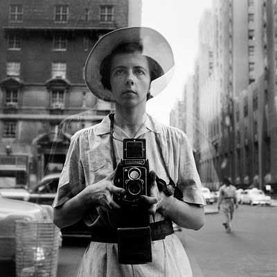 Vivian Maier (American, 1926 – 2009) New York City, September 10, 1955 Gelatin silver print; printed later Image size: 12 x 12 inches / Paper size: 20 x 16 inches ©Vivian Maier/Maloof Collection, Courtesy Howard Greenberg Gallery, New York