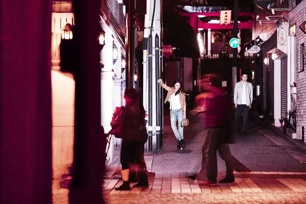 Night in Cherry Red by Kazunori Nagashima