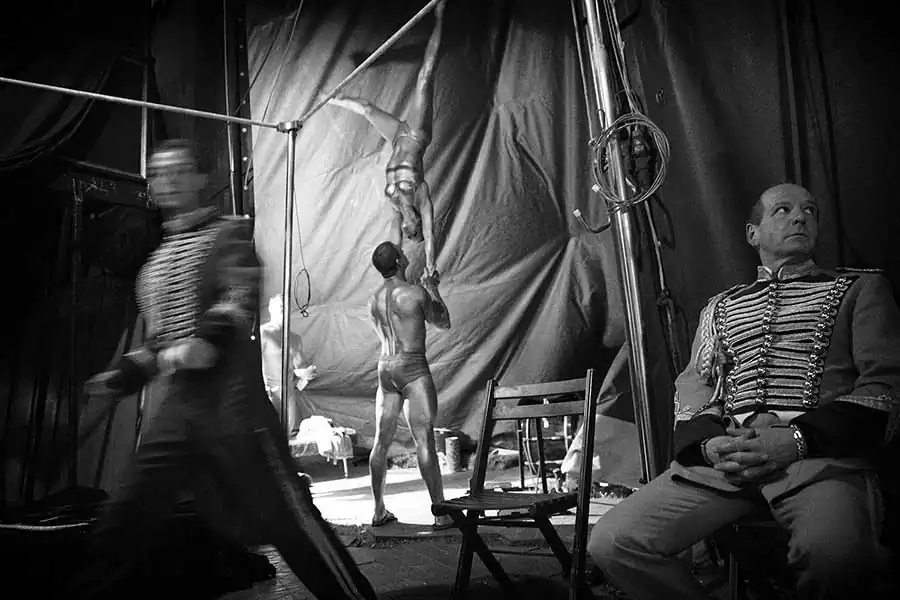 Behind the Curtain - Circus Roncalli