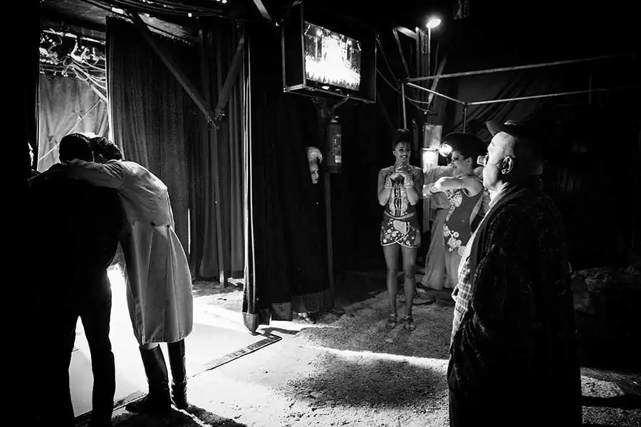 Behind the Curtain - Circus Roncalli