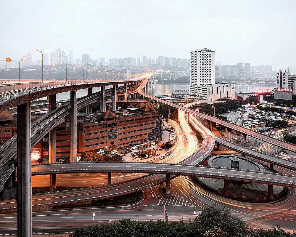 City on rivers by Maciej Leszczynski