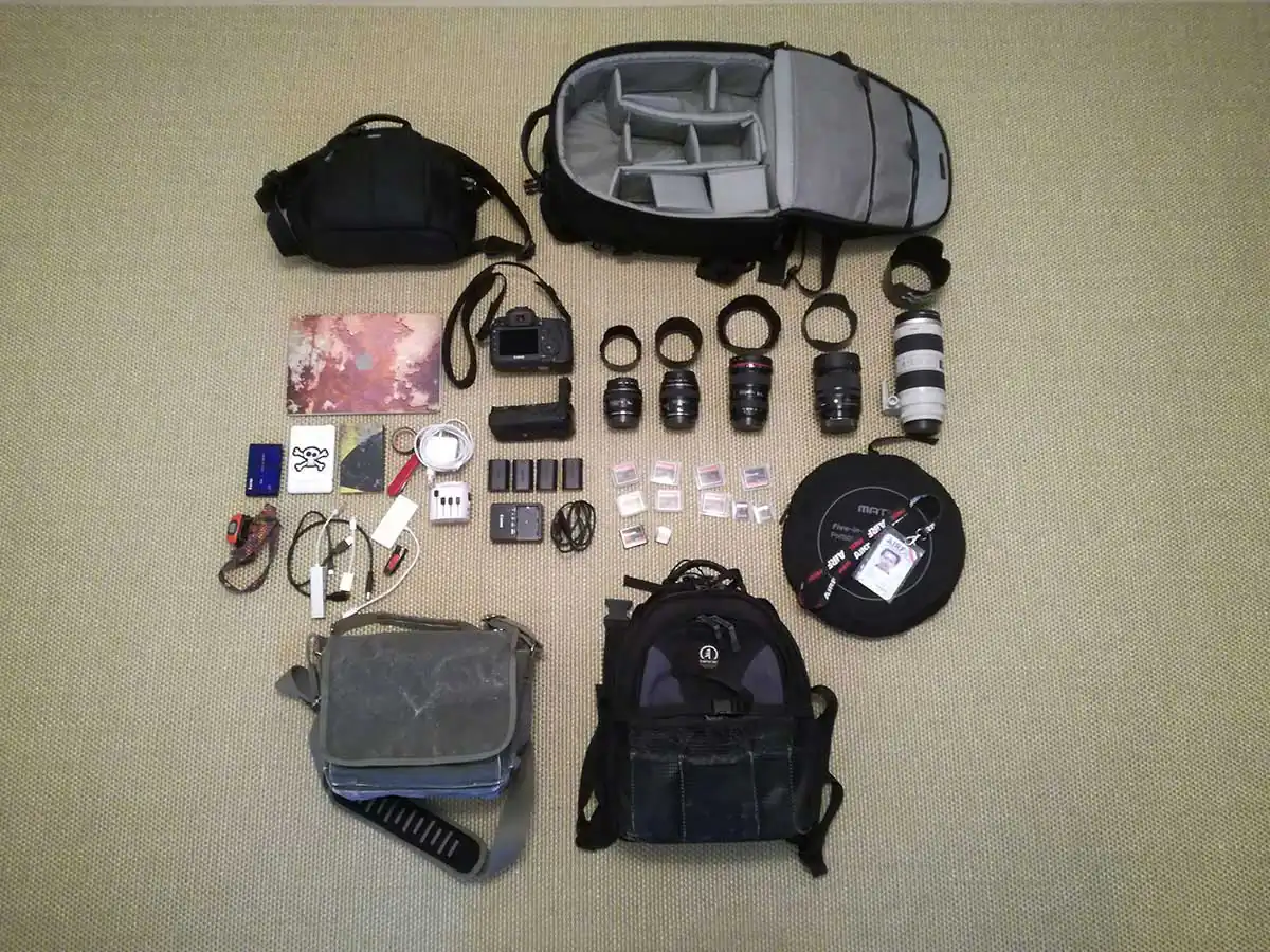 Inside the Camera Bag of Erberto Zani