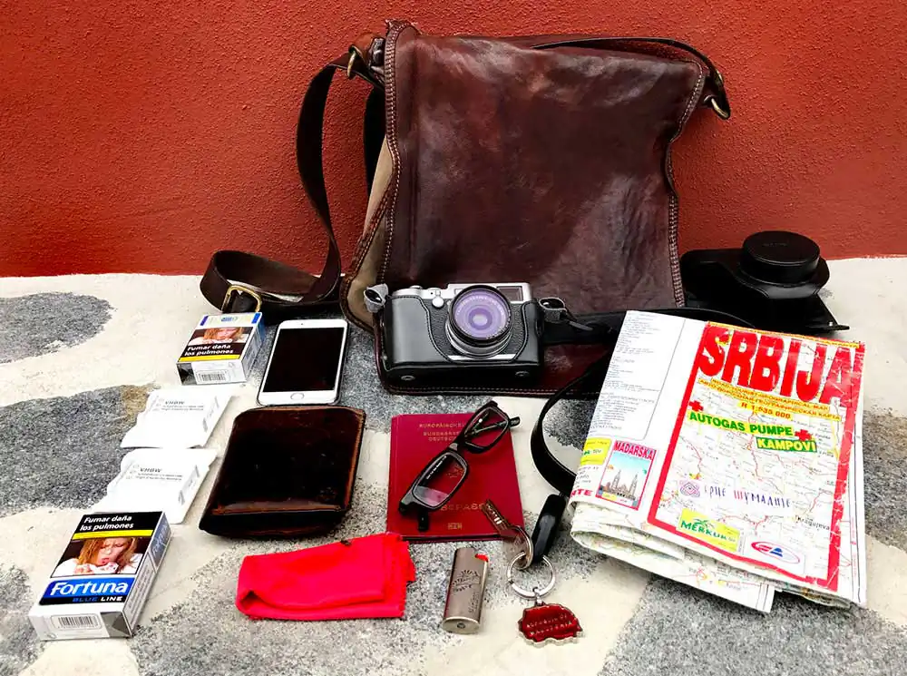 Inside the camera bag of Oliver Weber