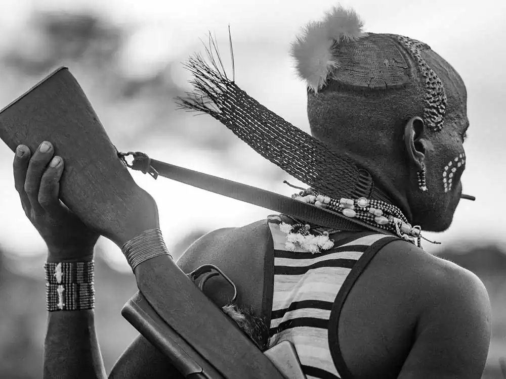 Hamer Tribe: Passage of Manhood Bull Jumping Ceremony by Omar Reda