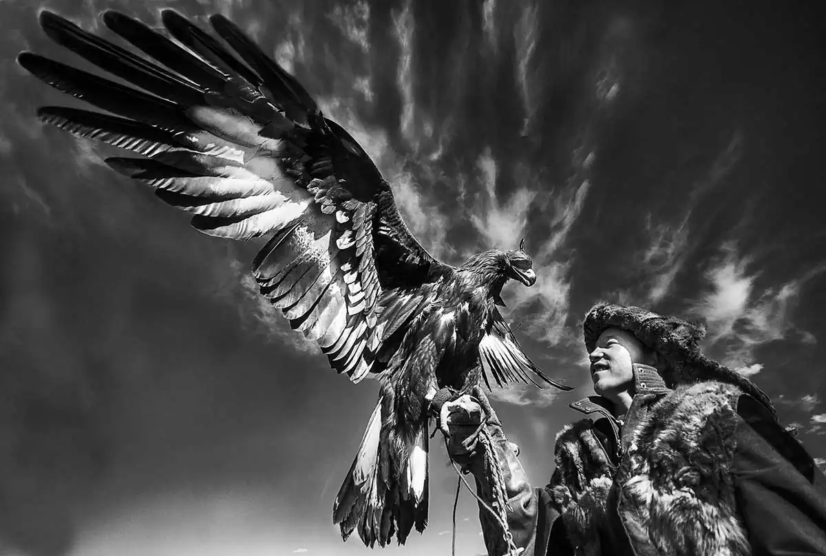Kazakh eagle hunters & Golden eagle festival by Sanghamitra Sarkar