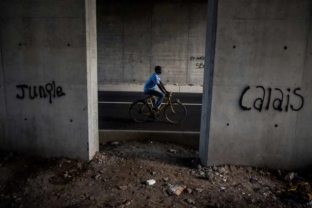 Calais Jungle by István Bielik