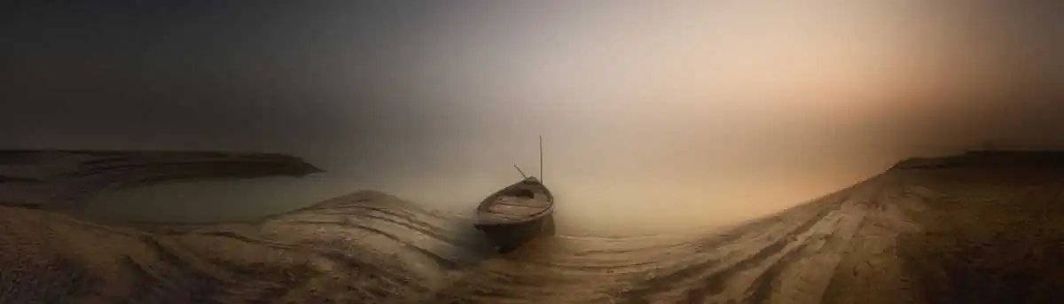The Beauty at the river Bank Padma by Mohammad Rahman