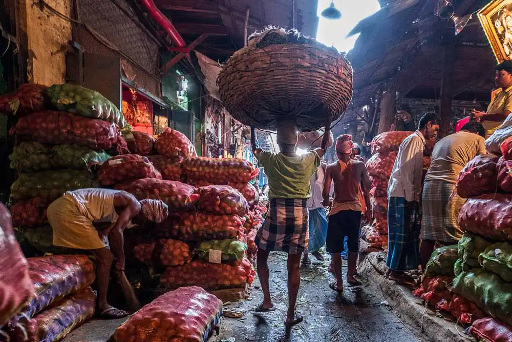 Heavy Loads of Colorful Fare by France Leclerc