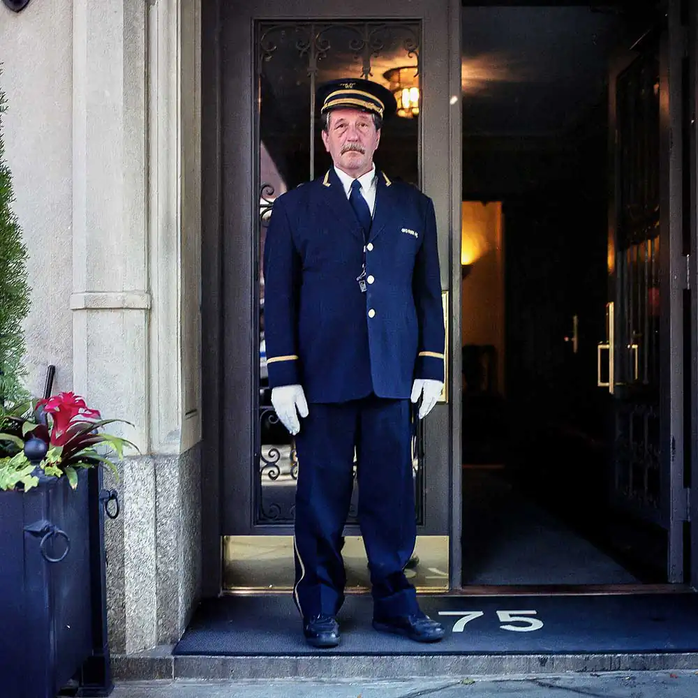 Doormen from Park Avenue New York City by Sam Golanski