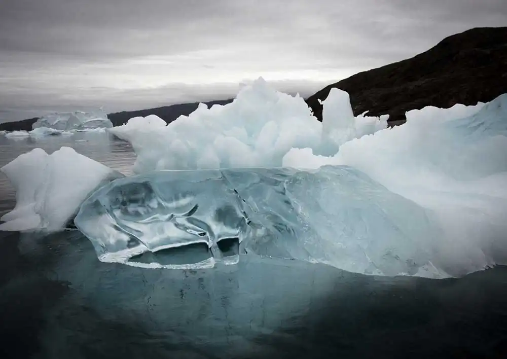 Eqi Glacier, Western Greenland by Andrea Sparrow