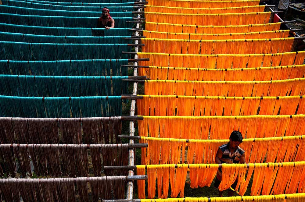 Preparation of Indian Traditional Dress – Saree By Avishek Das