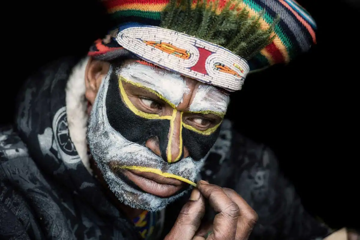 Body art – a tribal ritual by Trevor Cole