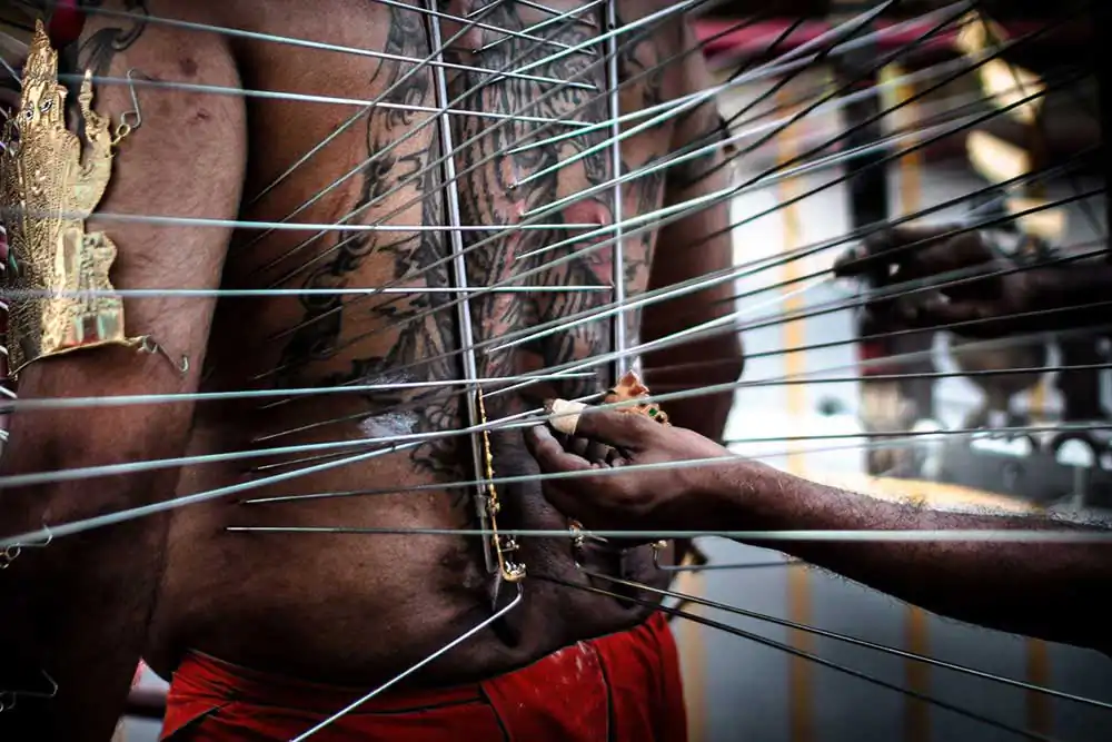 Thaipusam; through the night by Lucio Farina