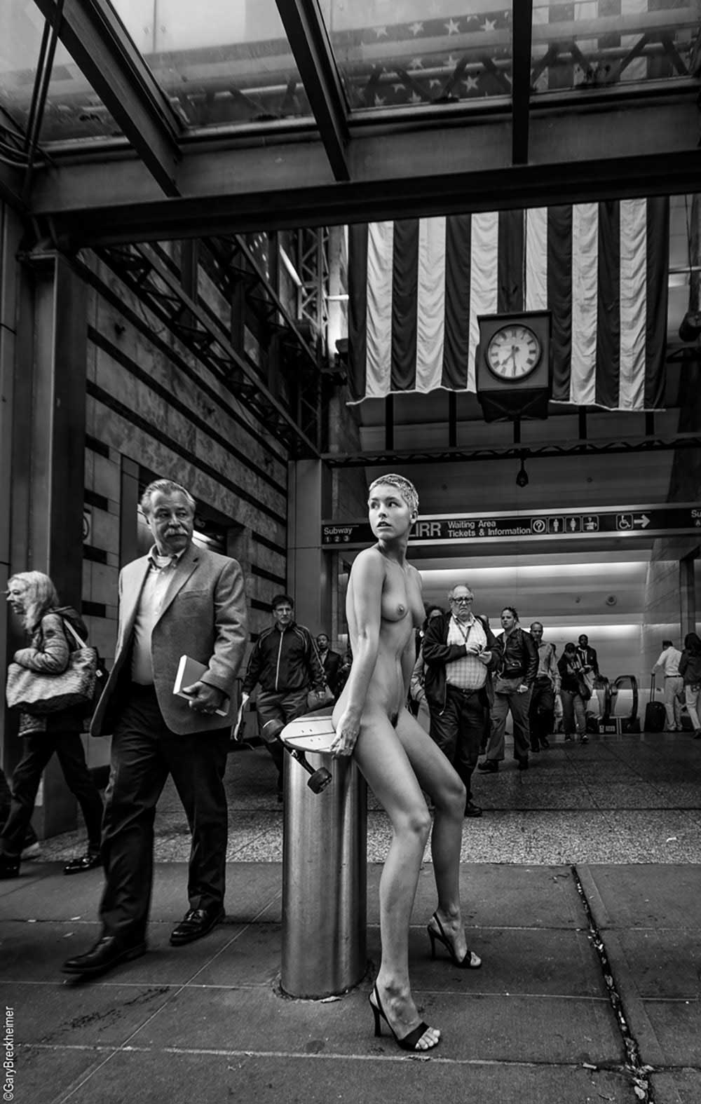 Nude and wife in New York