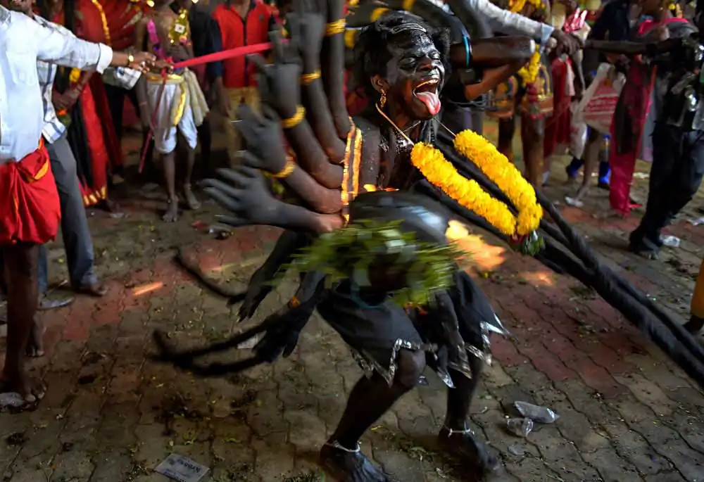 Expressive Dasara Festival at Kulasekharapatnam by Avishek Das