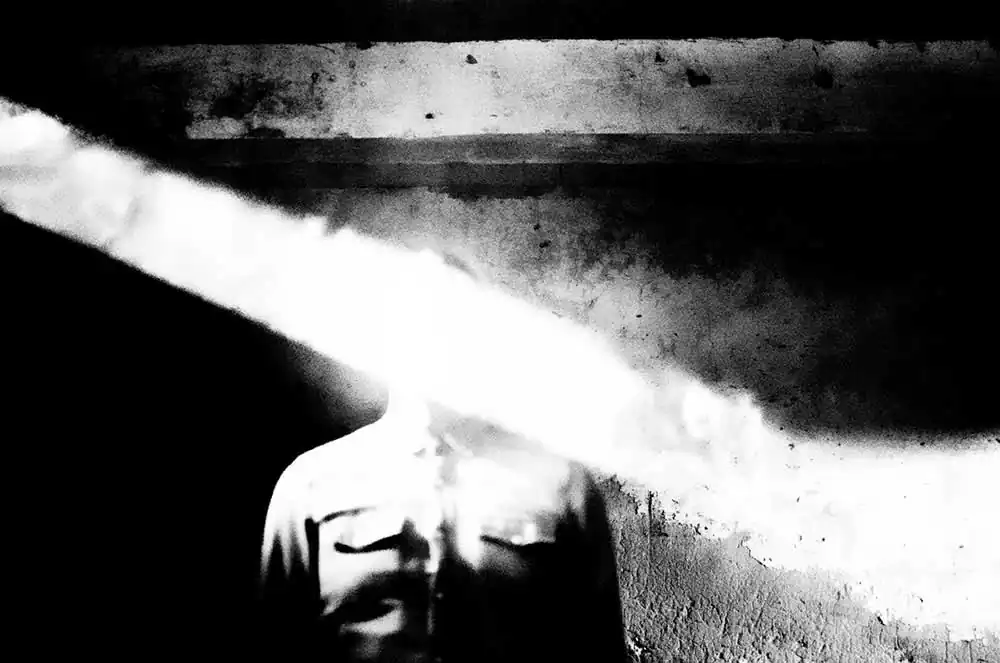 A flare in the sky by Michal Konrad