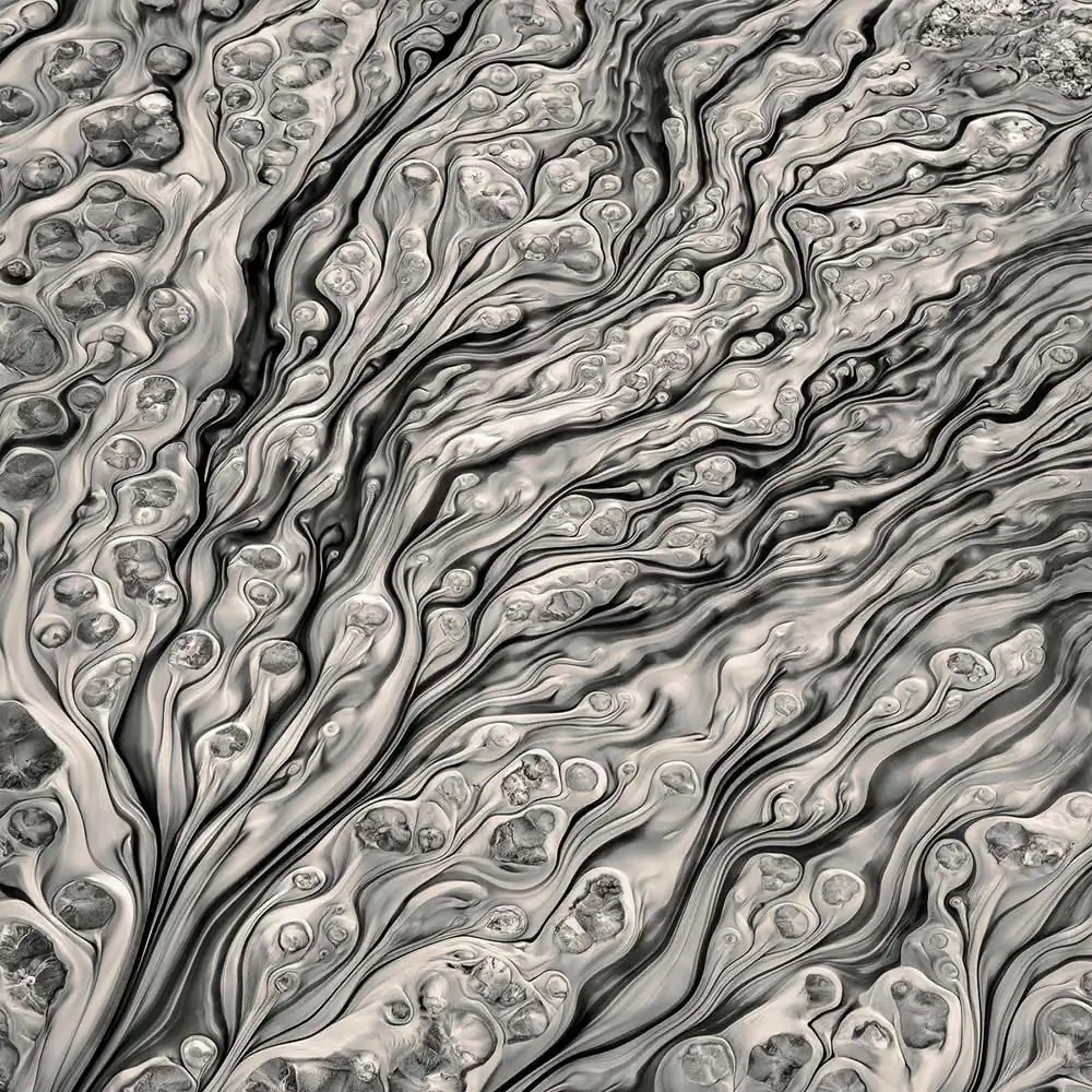 Glacial Silt Patterns by Hal Gage