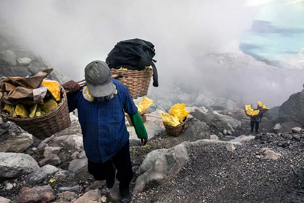 Volcanic mountain ; Devils Gold by Larry Louie