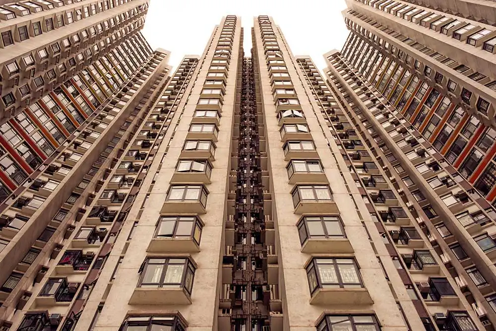 Hong Kong brutal compressions by Doug Caplan