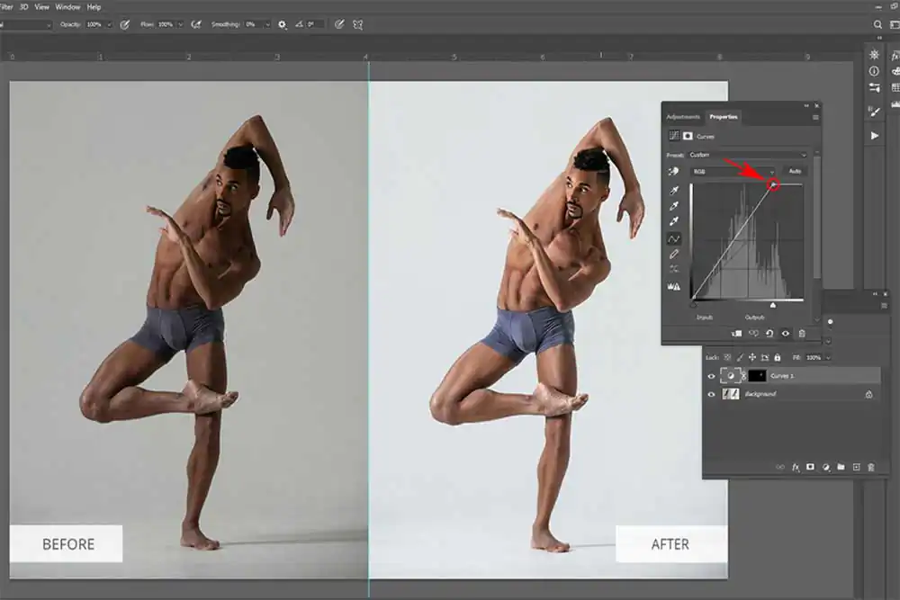 dodge & burn nude photography