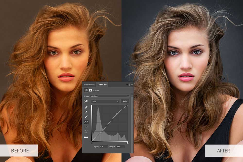 nude photography hair color saturation