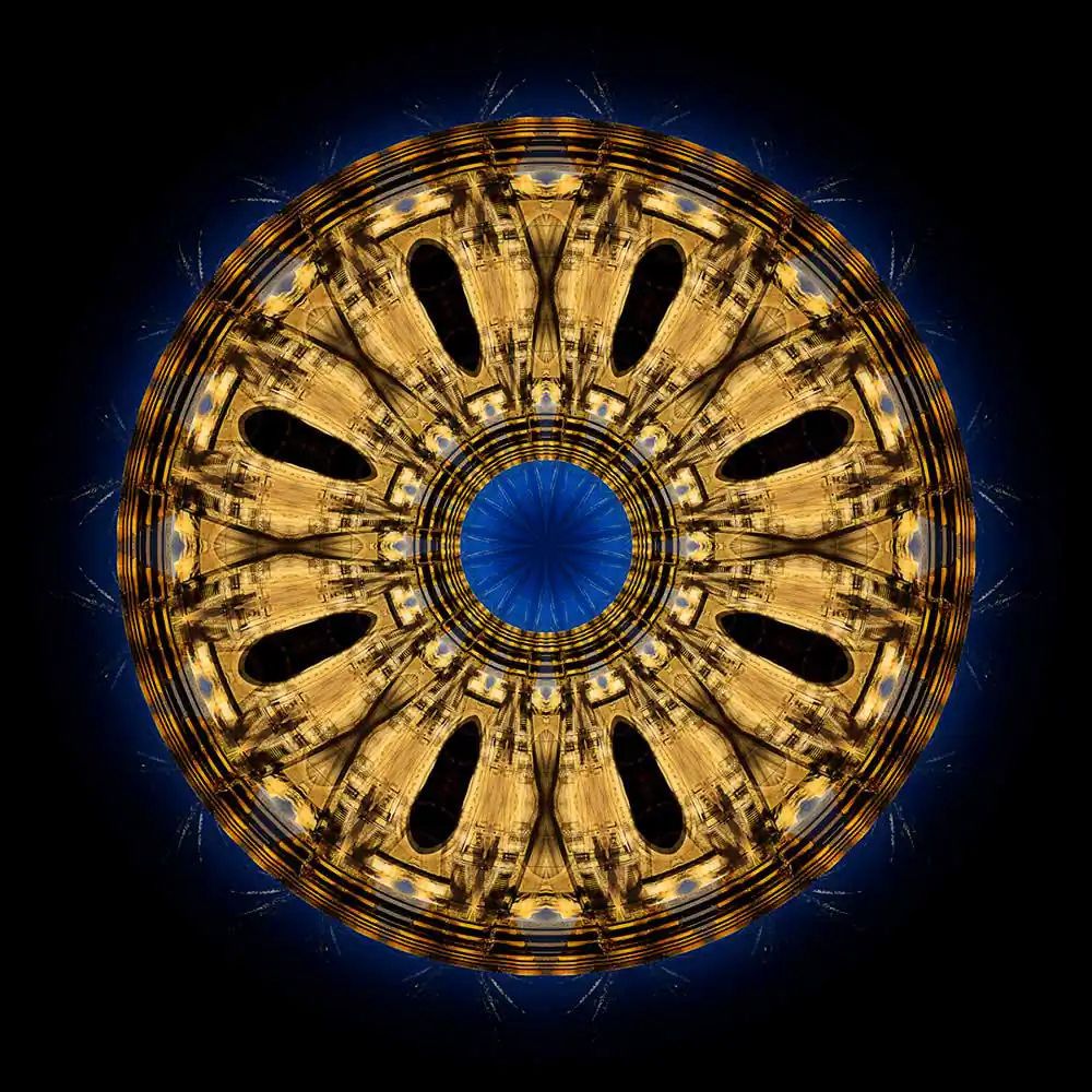 Commemorative mandalas; After Darkness, Light by Thomas Brasch