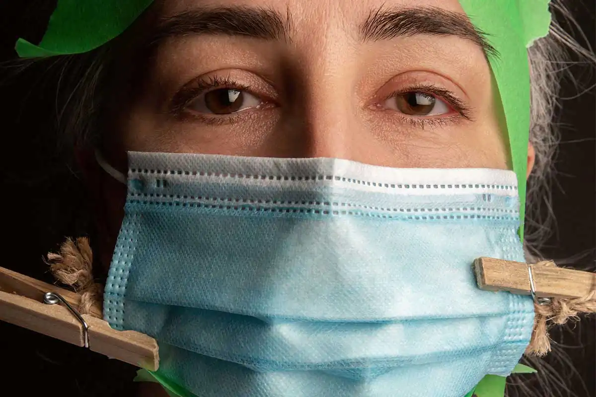 Covid; Portrait series by Alkan Emin