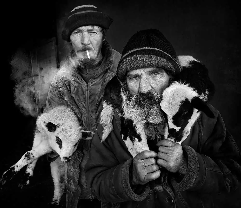 Transylvanian shepherds by Kerekes Istvan