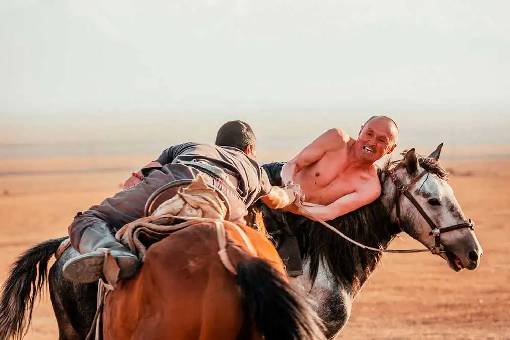 Horsemen of Kyrgyzstan by Josef Bürgi